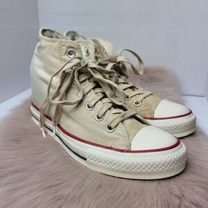 Converse Chuck Taylor All Star Lux Mid Hidden Wedge Sneaker Shoes Size8